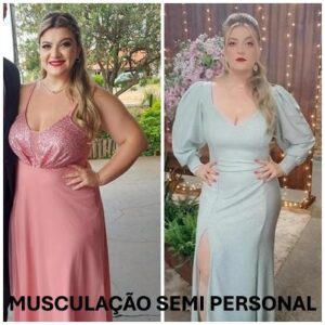 Antes e Depois Musculação Semi Personal